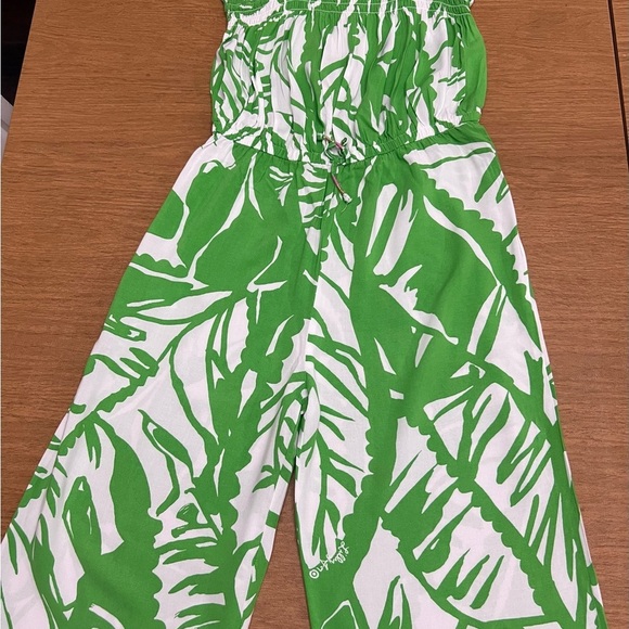 Lilly Pulitzer for Target Boom Boom green jumpsuit size XL girls - Picture 3 of 9